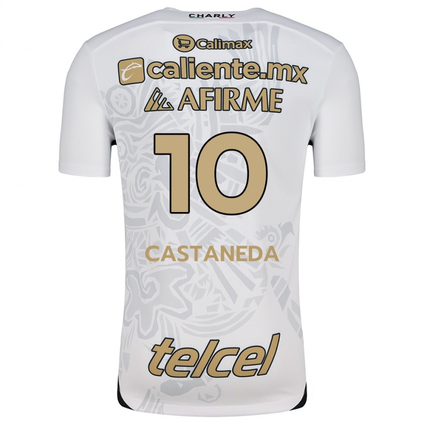 Criança Camisola Kevin Castañeda #10 Branco Preto Alternativa 2024/25 Camisa Brasil