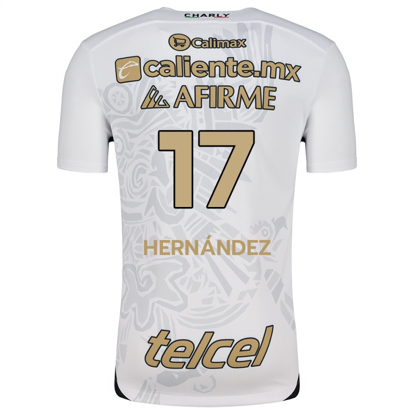 Criança Camisola Rubén Hernández #17 Branco Preto Alternativa 2024/25 Camisa Brasil