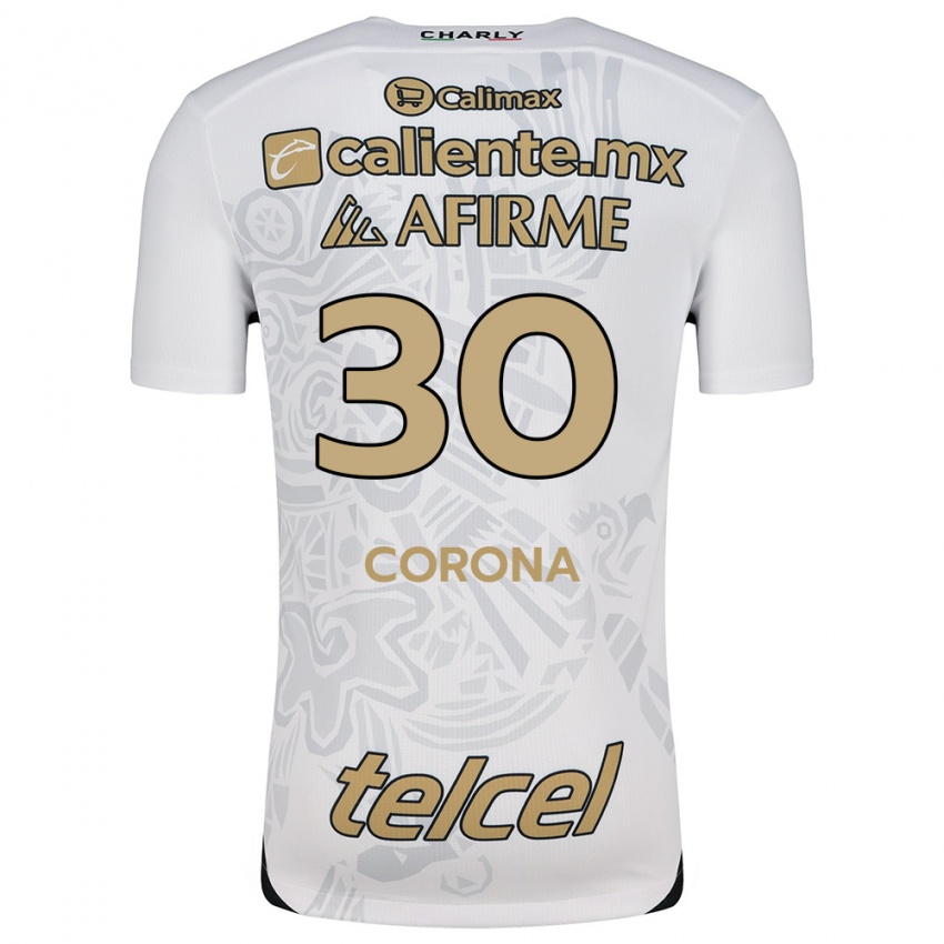 Criança Camisola Jesús Corona #30 Branco Preto Alternativa 2024/25 Camisa Brasil