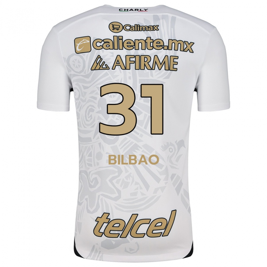 Criança Camisola Unai Bilbao #31 Branco Preto Alternativa 2024/25 Camisa Brasil