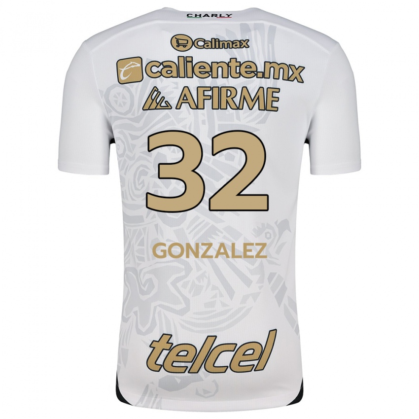 Criança Camisola Carlos Gonzalez #32 Branco Preto Alternativa 2024/25 Camisa Brasil