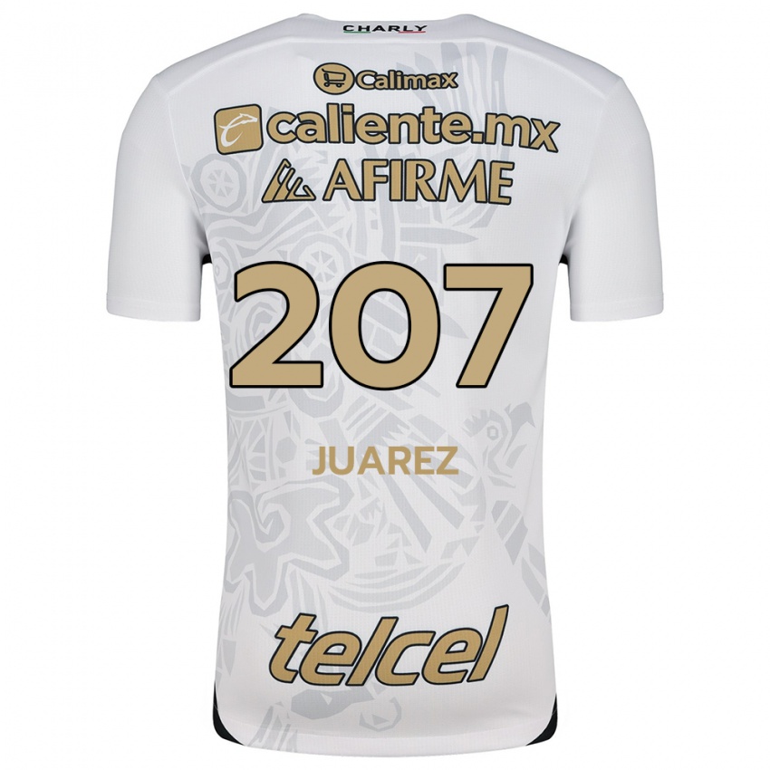 Criança Camisola José Juárez #207 Branco Preto Alternativa 2024/25 Camisa Brasil