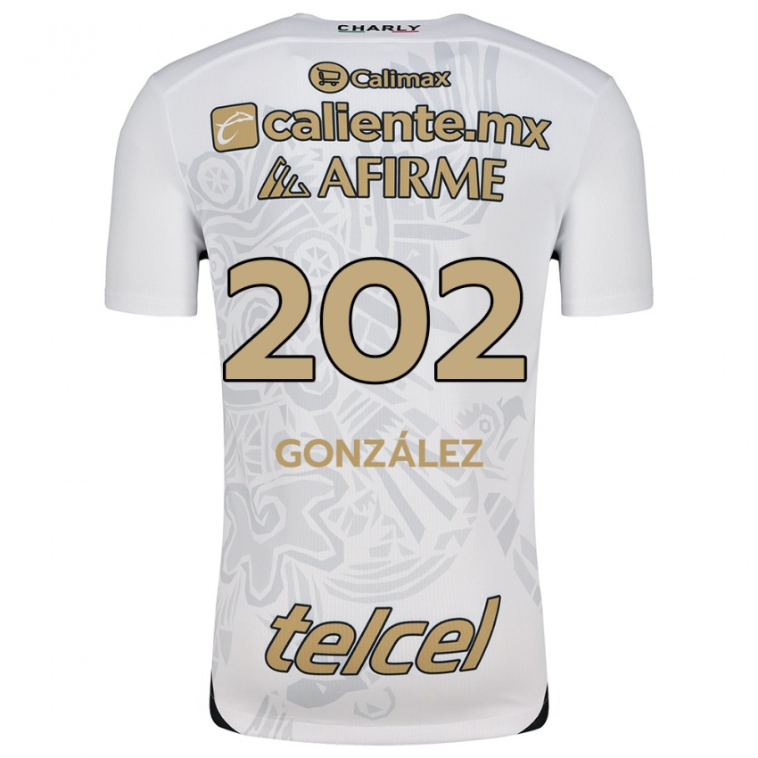 Criança Camisola Joban González #202 Branco Preto Alternativa 2024/25 Camisa Brasil