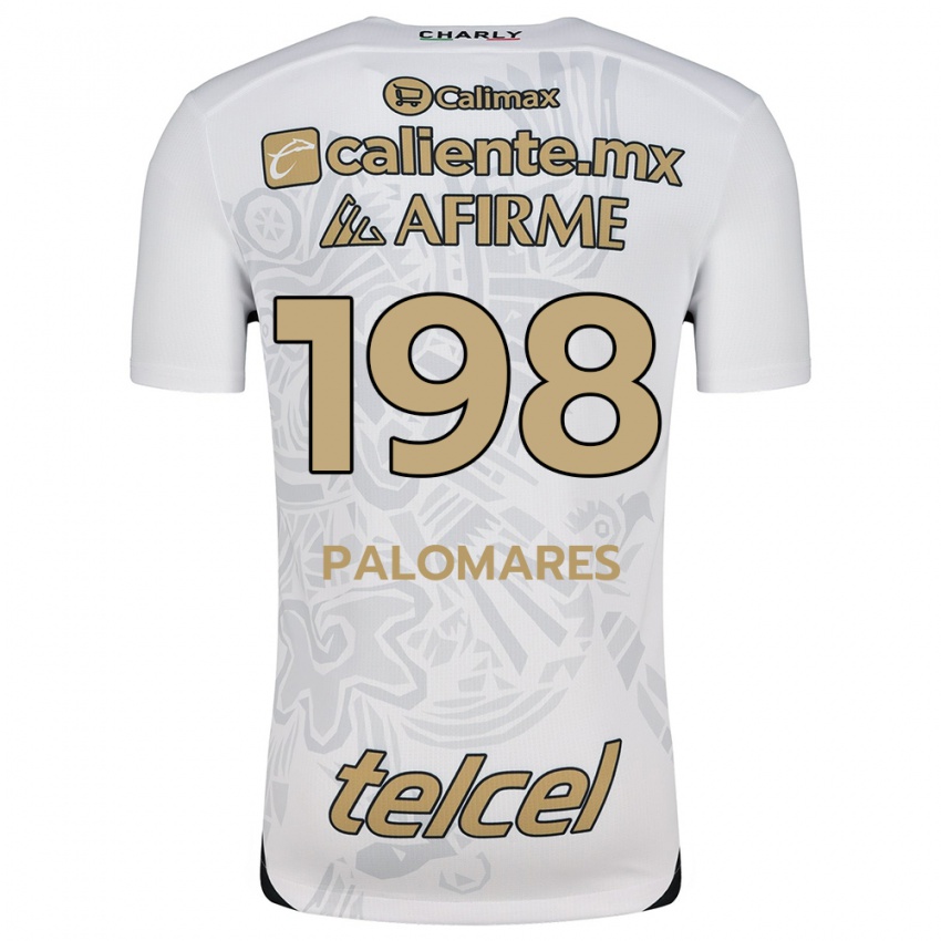 Criança Camisola Ramón Palomares #198 Branco Preto Alternativa 2024/25 Camisa Brasil