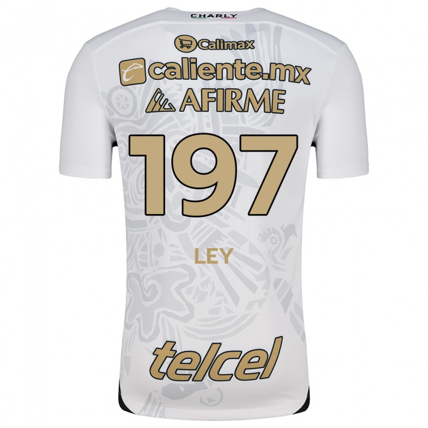 Criança Camisola Emanuel Ley #197 Branco Preto Alternativa 2024/25 Camisa Brasil