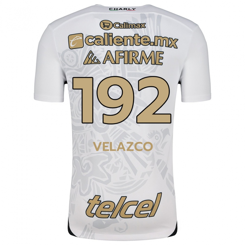 Criança Camisola Emiliano Velazco #192 Branco Preto Alternativa 2024/25 Camisa Brasil