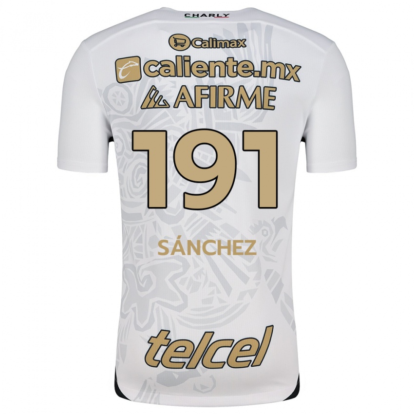 Criança Camisola Diego Sánchez #191 Branco Preto Alternativa 2024/25 Camisa Brasil