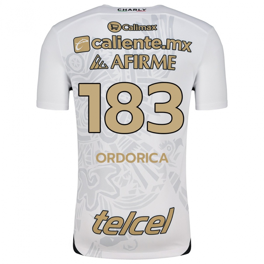 Criança Camisola Brandon Ordorica #183 Branco Preto Alternativa 2024/25 Camisa Brasil