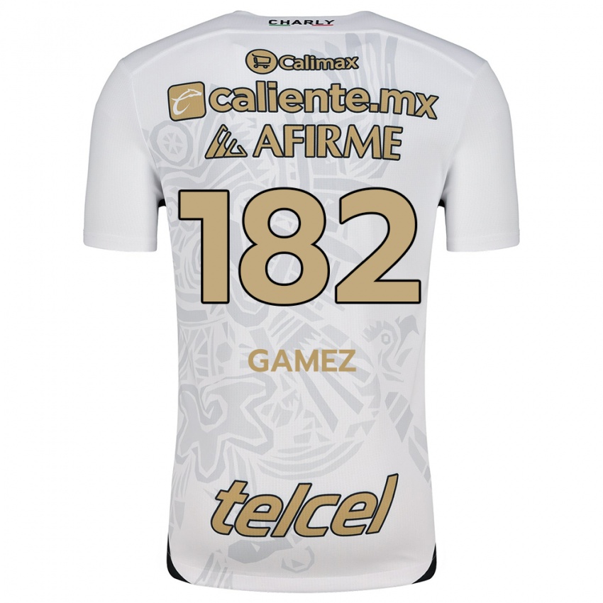 Criança Camisola Mark Gamez #182 Branco Preto Alternativa 2024/25 Camisa Brasil