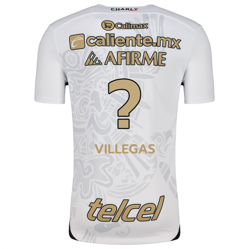 Criança Camisola Óscar Villegas #0 Branco Preto Alternativa 2024/25 Camisa Brasil