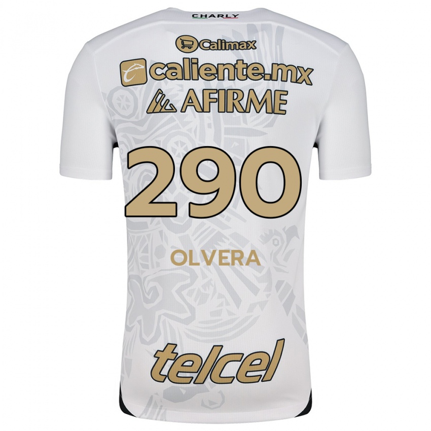 Criança Camisola Ian Olvera #290 Branco Preto Alternativa 2024/25 Camisa Brasil