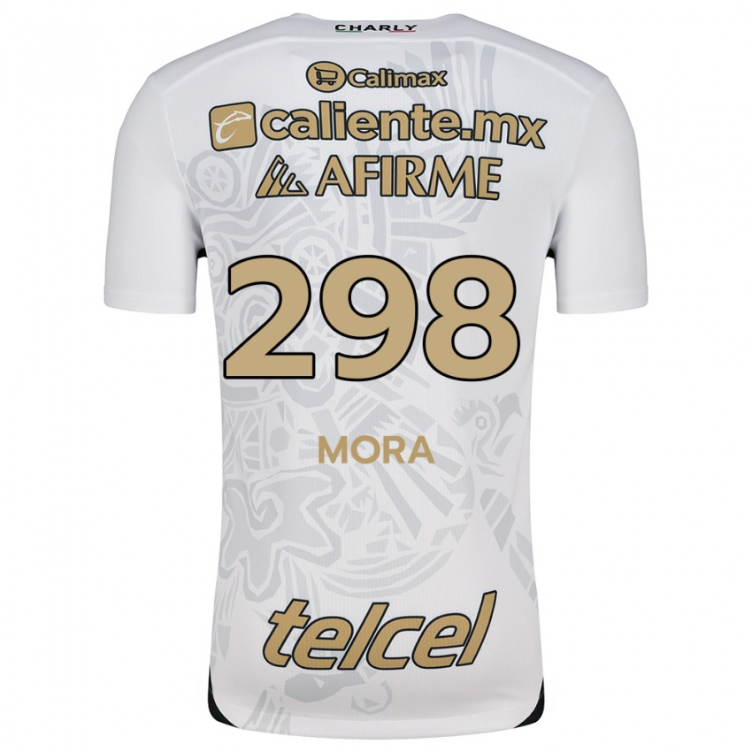 Criança Camisola Gilberto Mora #298 Branco Preto Alternativa 2024/25 Camisa Brasil