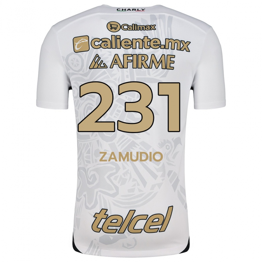 Criança Camisola Irwin Zamudio #231 Branco Preto Alternativa 2024/25 Camisa Brasil