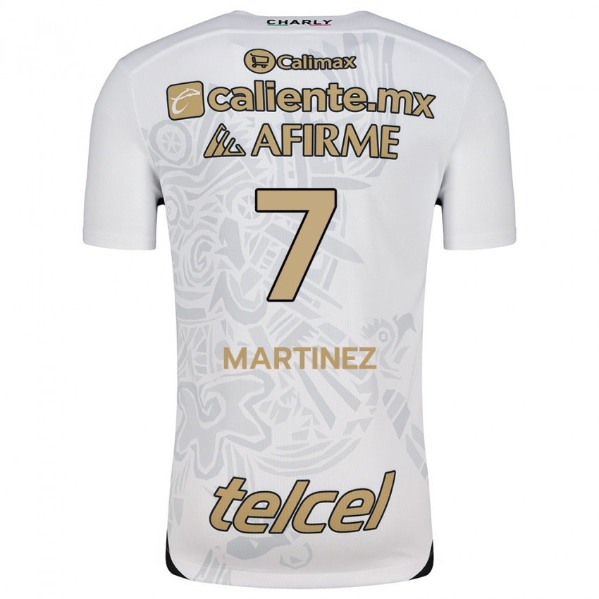 Criança Camisola Alejandro Martínez #7 Branco Preto Alternativa 2024/25 Camisa Brasil