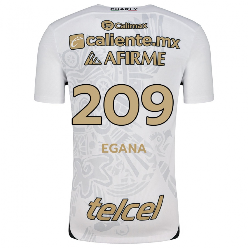 Criança Camisola Arath Egaña #209 Branco Preto Alternativa 2024/25 Camisa Brasil