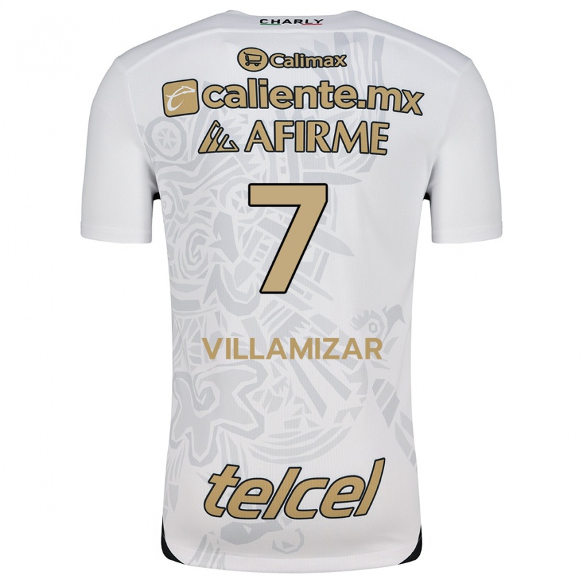 Criança Camisola Paola Villamizar #7 Branco Preto Alternativa 2024/25 Camisa Brasil