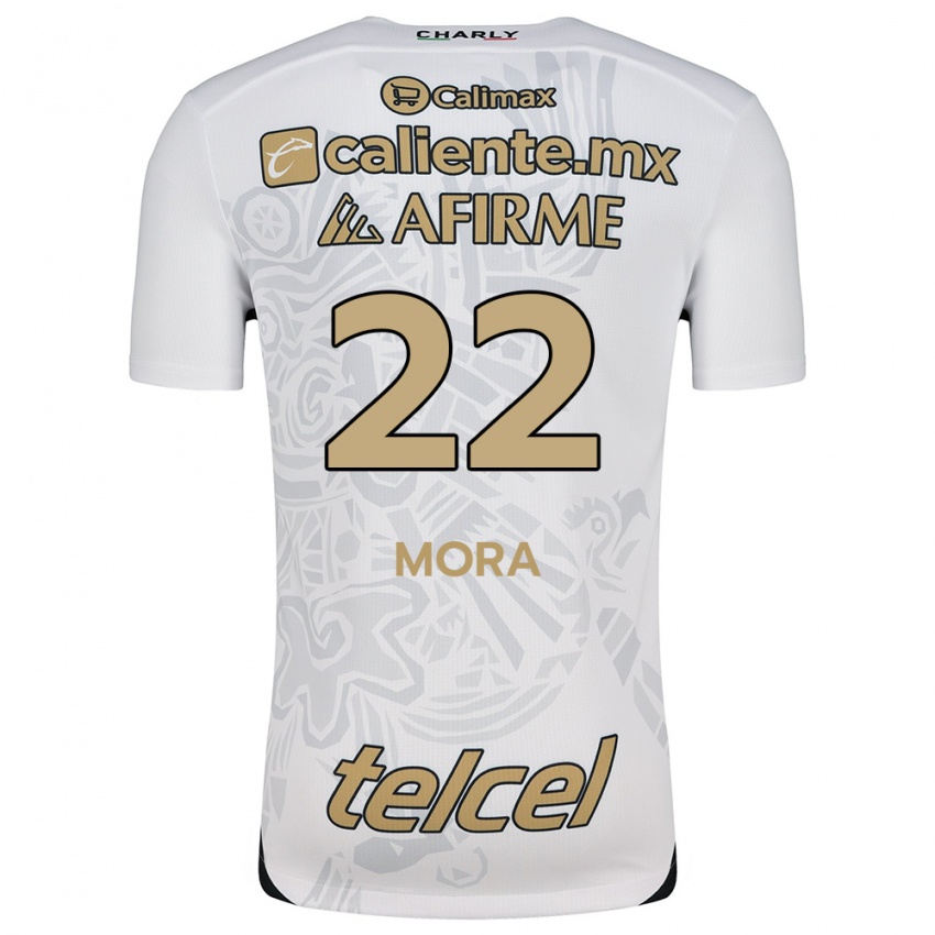 Criança Camisola Bianca Mora #22 Branco Preto Alternativa 2024/25 Camisa Brasil