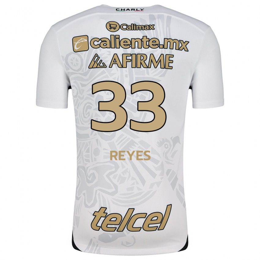 Criança Camisola Jazmín Reyes #33 Branco Preto Alternativa 2024/25 Camisa Brasil