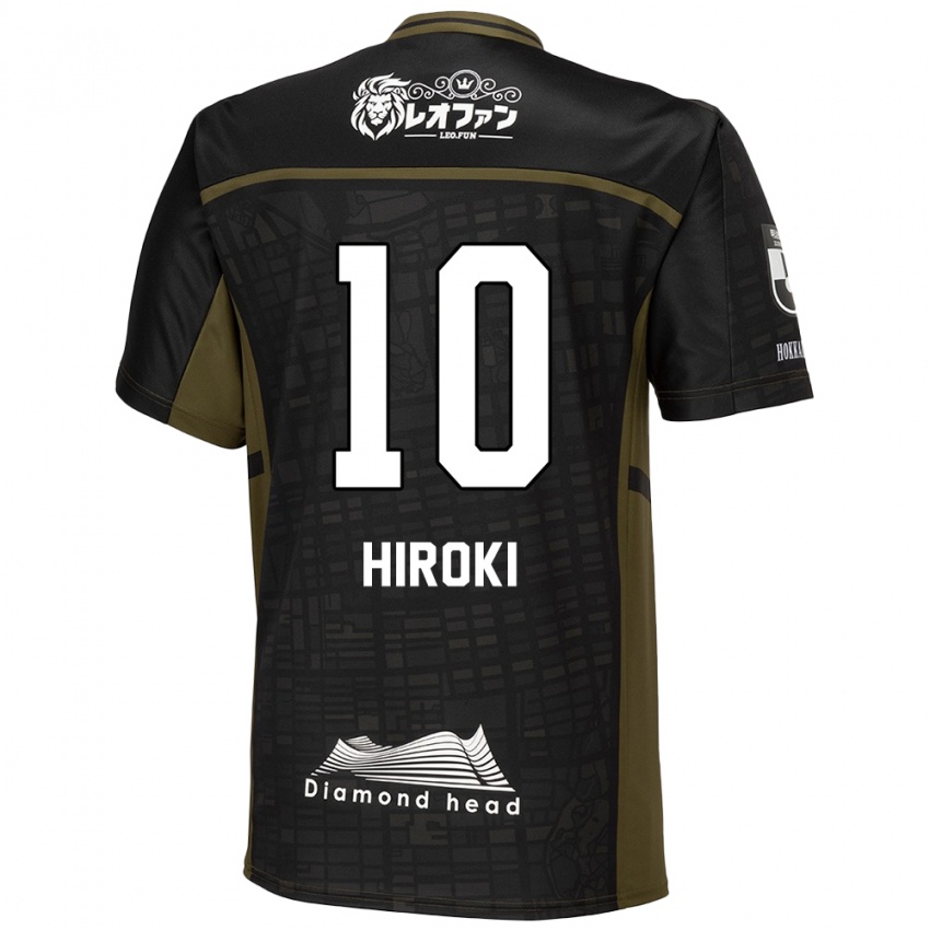 Criança Camisola Hiroki Miyazawa #10 Preto Verde Alternativa 2024/25 Camisa Brasil