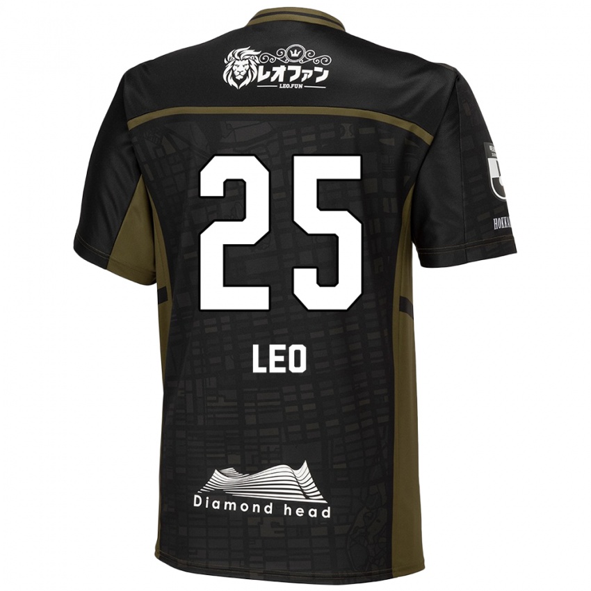 Criança Camisola Leo Osaki #25 Preto Verde Alternativa 2024/25 Camisa Brasil