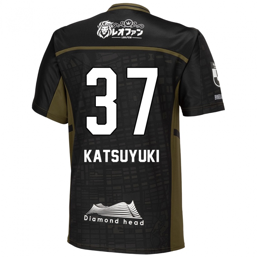 Criança Camisola Katsuyuki Tanaka #37 Preto Verde Alternativa 2024/25 Camisa Brasil