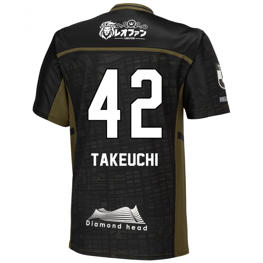 Criança Camisola Ryuma Takeuchi #42 Preto Verde Alternativa 2024/25 Camisa Brasil