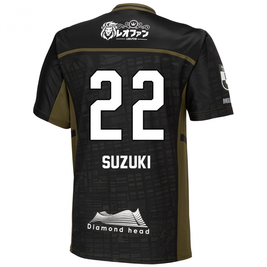 Criança Camisola So Suzuki #22 Preto Verde Alternativa 2024/25 Camisa Brasil