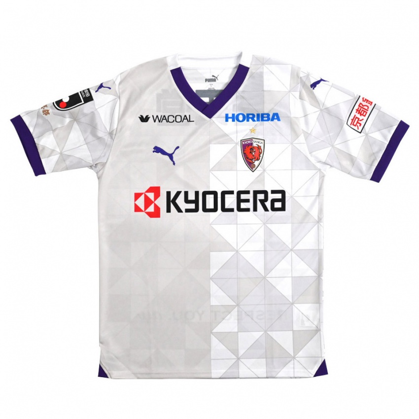 Criança Camisola Kyo Sato #44 Branco Roxo Alternativa 2024/25 Camisa Brasil