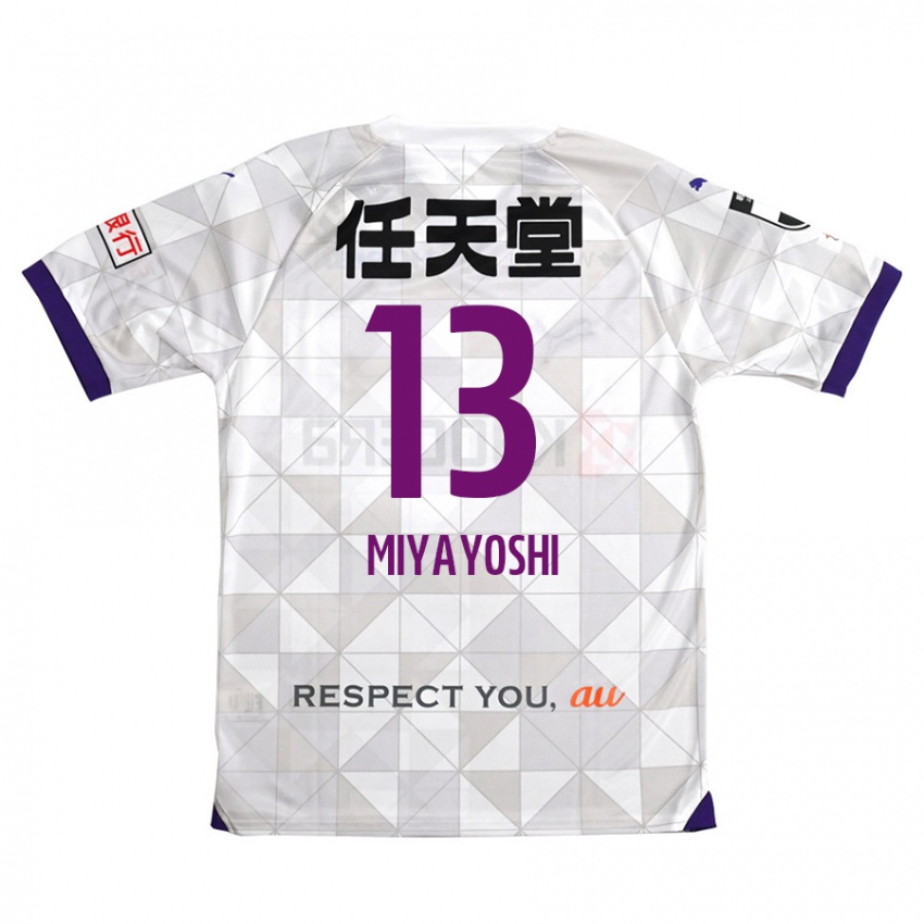 Criança Camisola Takumi Miyayoshi #13 Branco Roxo Alternativa 2024/25 Camisa Brasil