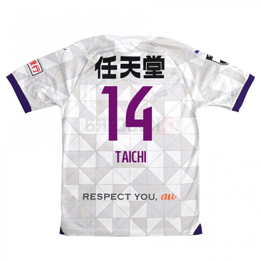 Criança Camisola Taichi Hara #14 Branco Roxo Alternativa 2024/25 Camisa Brasil