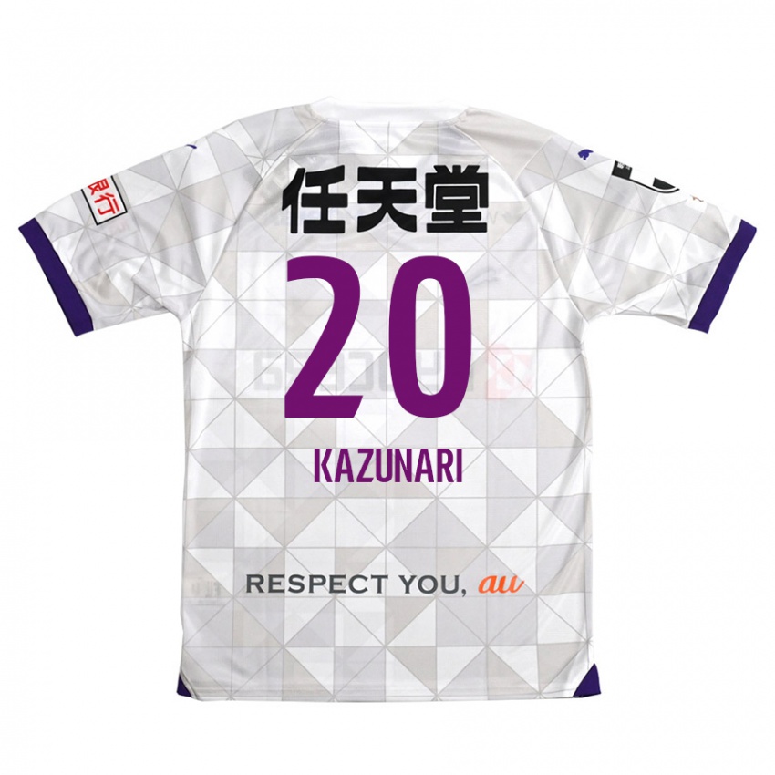 Criança Camisola Kazunari Kita #20 Branco Roxo Alternativa 2024/25 Camisa Brasil