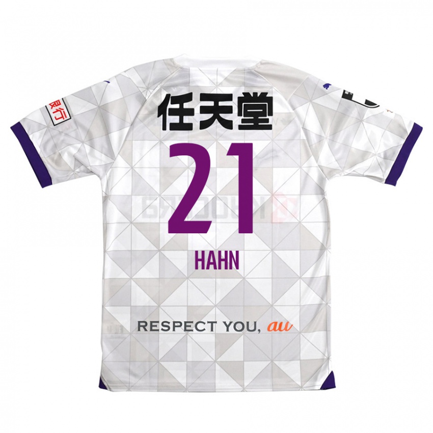 Criança Camisola Warner Hahn #21 Branco Roxo Alternativa 2024/25 Camisa Brasil