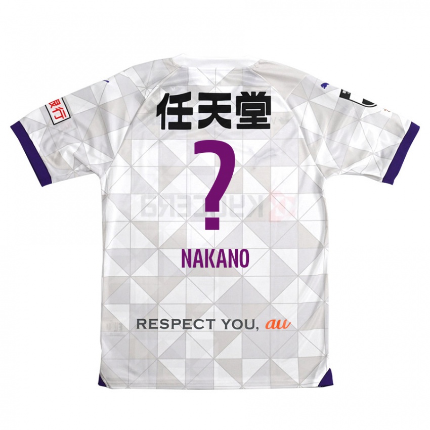 Criança Camisola Kotaro Nakano #0 Branco Roxo Alternativa 2024/25 Camisa Brasil