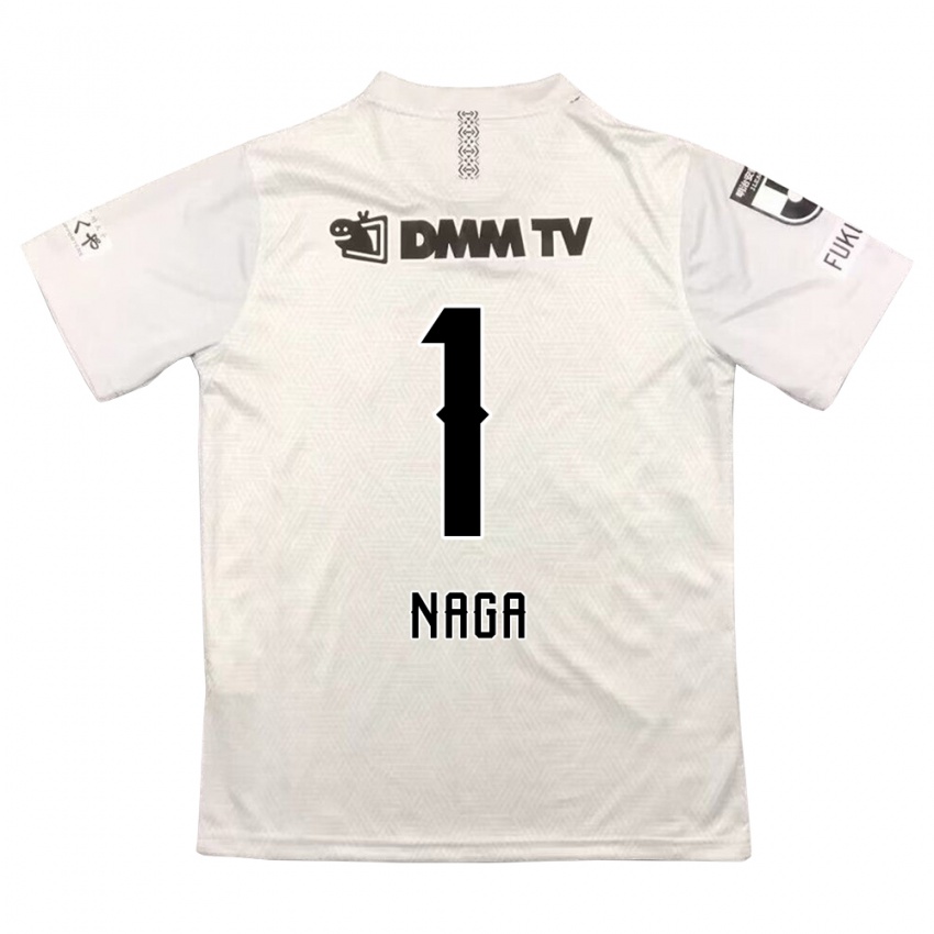 Criança Camisola Takumi Nagaishi #1 Cinza Preto Alternativa 2024/25 Camisa Brasil