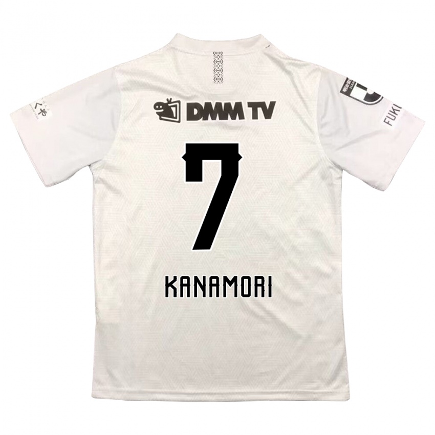 Criança Camisola Takeshi Kanamori #7 Cinza Preto Alternativa 2024/25 Camisa Brasil