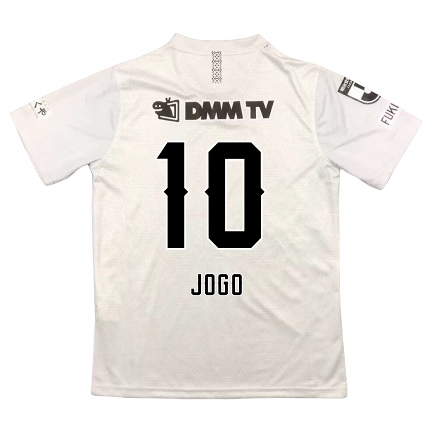 Criança Camisola Hisashi Jogo #10 Cinza Preto Alternativa 2024/25 Camisa Brasil