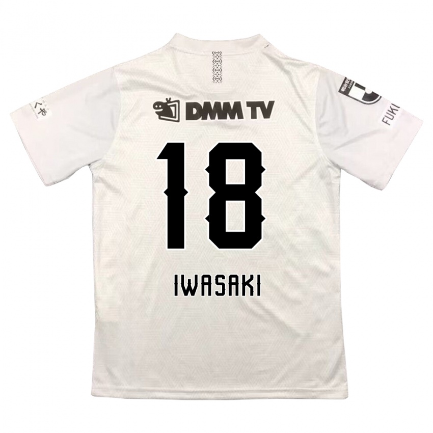 Criança Camisola Yuto Iwasaki #18 Cinza Preto Alternativa 2024/25 Camisa Brasil