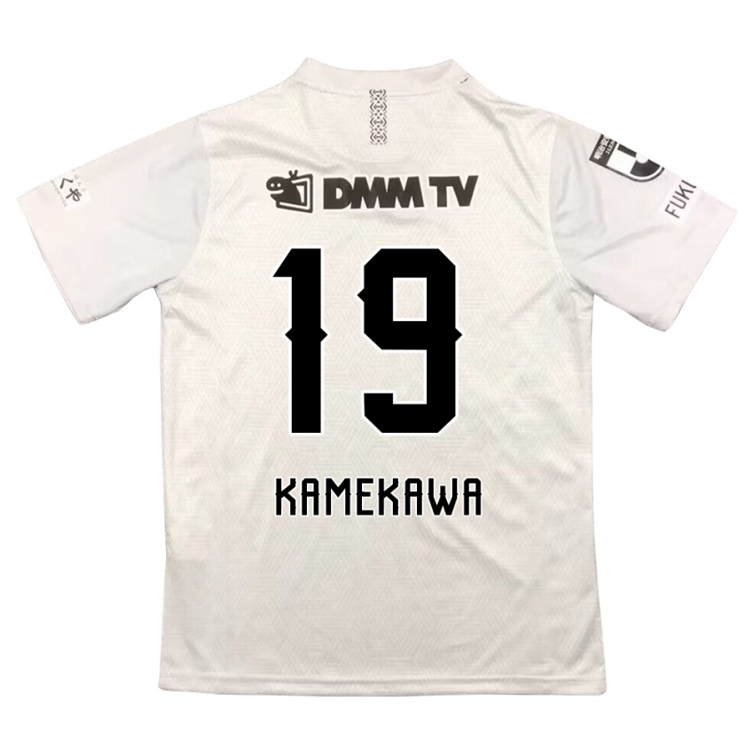 Criança Camisola Masashi Kamekawa #19 Cinza Preto Alternativa 2024/25 Camisa Brasil