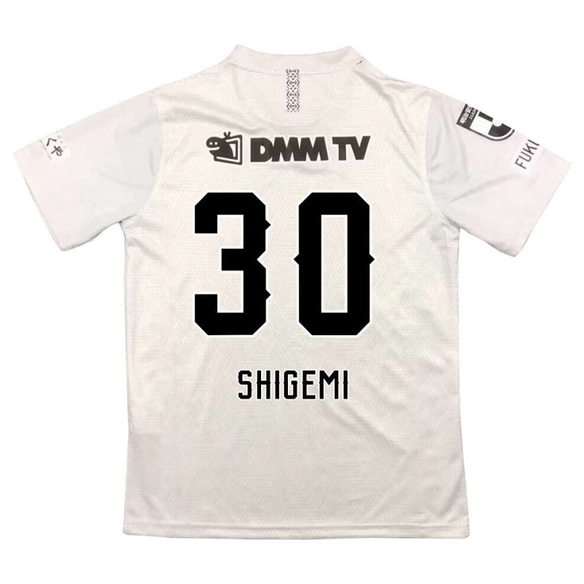 Criança Camisola Masato Shigemi #30 Cinza Preto Alternativa 2024/25 Camisa Brasil