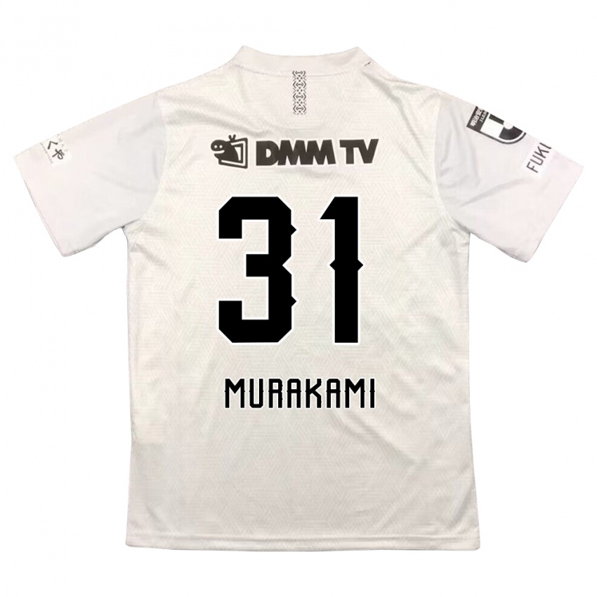 Criança Camisola Masaaki Murakami #31 Cinza Preto Alternativa 2024/25 Camisa Brasil