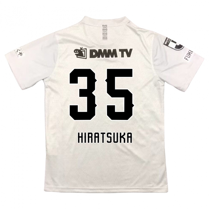 Criança Camisola Yuto Hiratsuka #35 Cinza Preto Alternativa 2024/25 Camisa Brasil