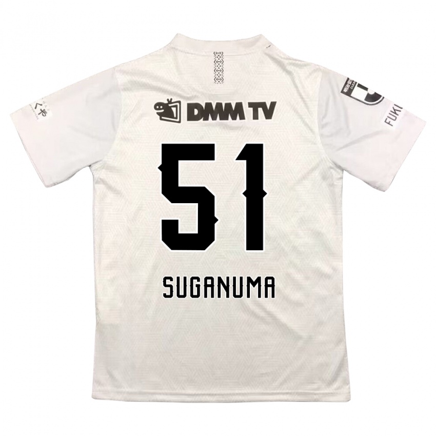 Criança Camisola Kazuaki Suganuma #51 Cinza Preto Alternativa 2024/25 Camisa Brasil