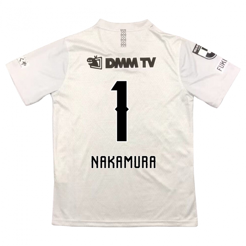 Criança Camisola Seigo Nakamura #1 Cinza Preto Alternativa 2024/25 Camisa Brasil