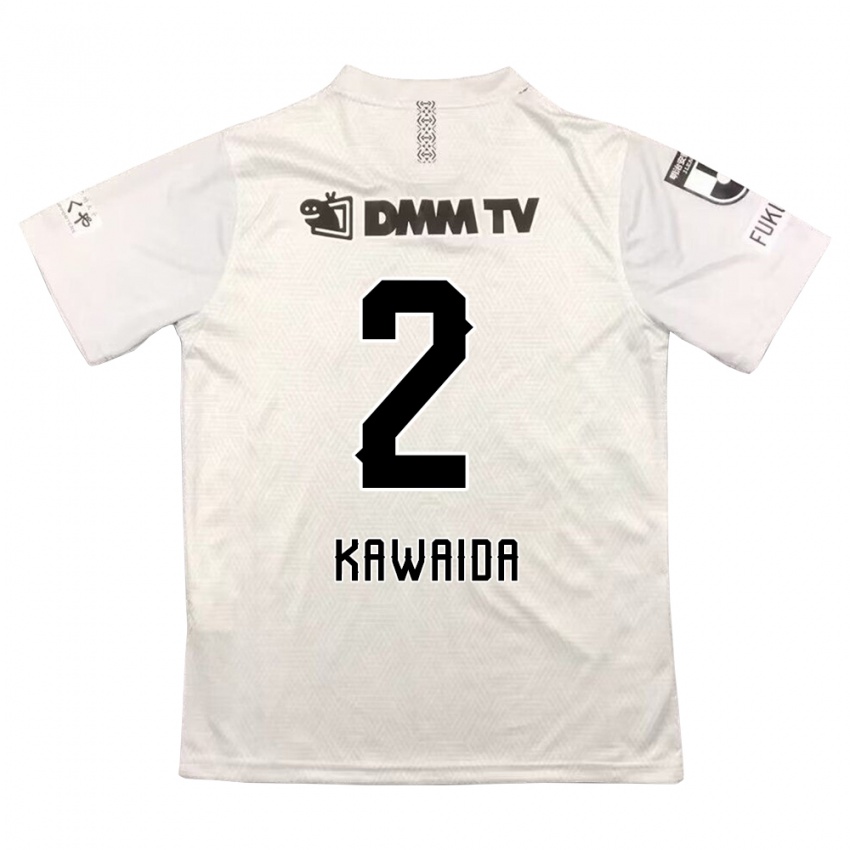 Criança Camisola Ryoya Kawaida #2 Cinza Preto Alternativa 2024/25 Camisa Brasil