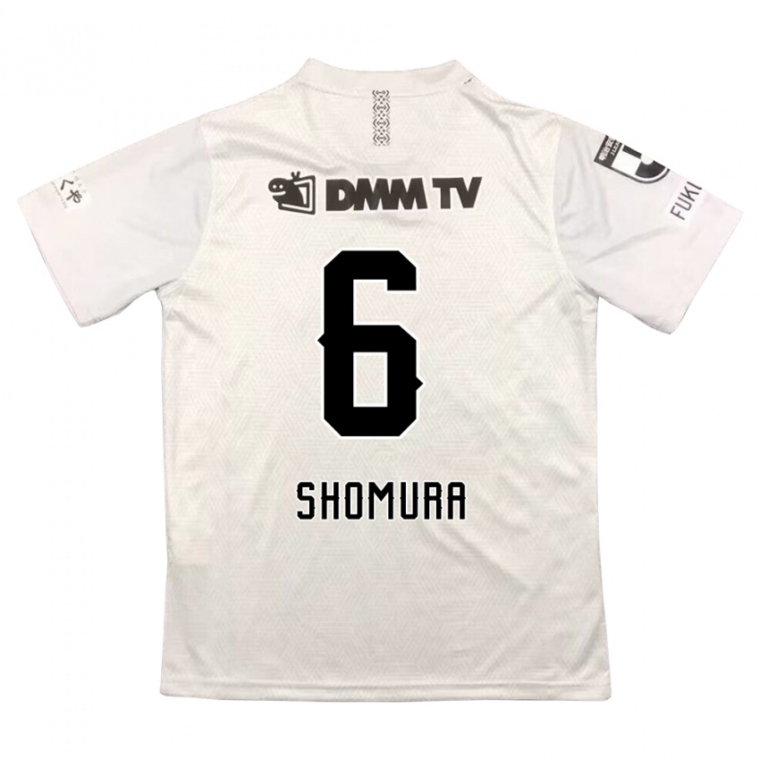 Criança Camisola Tomoki Shomura #6 Cinza Preto Alternativa 2024/25 Camisa Brasil