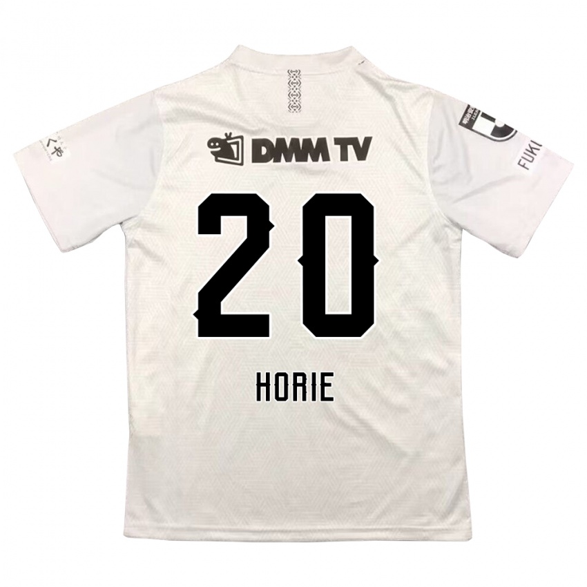 Criança Camisola Hibiki Horie #20 Cinza Preto Alternativa 2024/25 Camisa Brasil