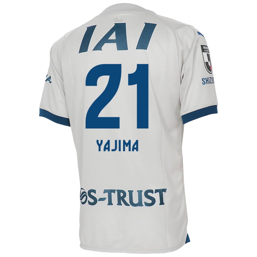 Criança Camisola Shinya Yajima #21 Branco Azul Alternativa 2024/25 Camisa Brasil