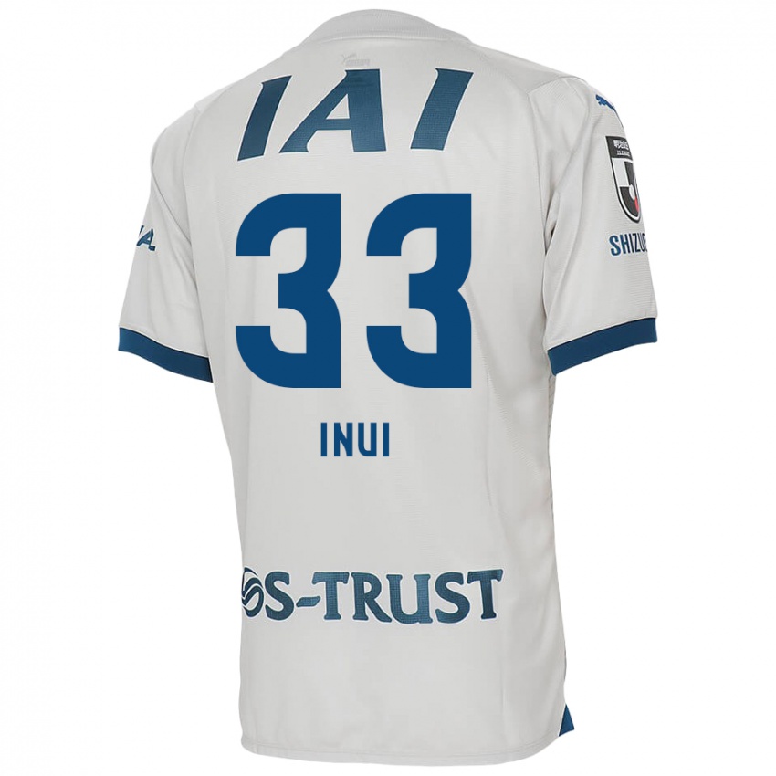 Criança Camisola Takashi Inui #33 Branco Azul Alternativa 2024/25 Camisa Brasil