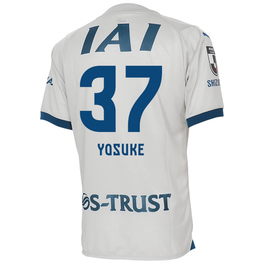 Criança Camisola Yosuke Morishige #37 Branco Azul Alternativa 2024/25 Camisa Brasil