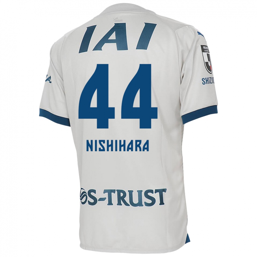 Criança Camisola Motoki Nishihara #44 Branco Azul Alternativa 2024/25 Camisa Brasil